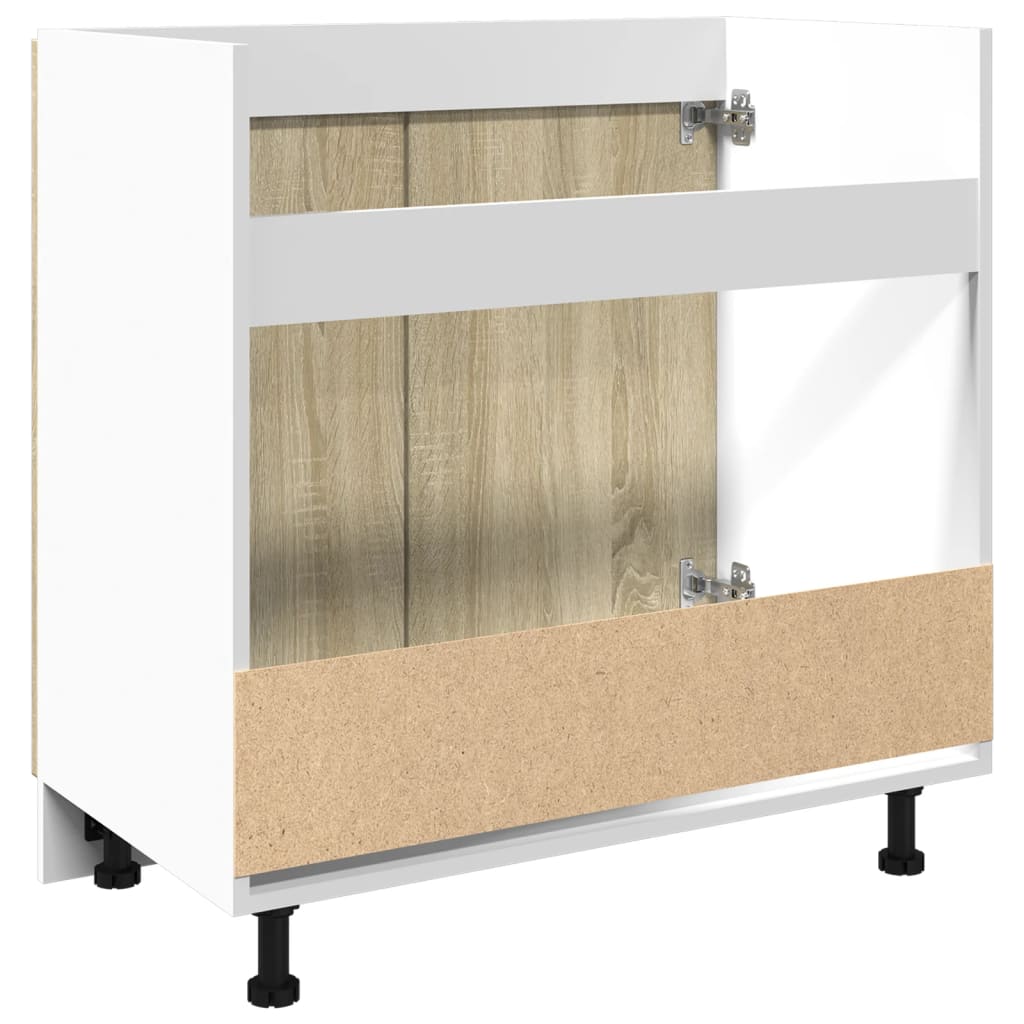 vidaXL Bottom Cabinet Lyon Sonoma Oak 80x46x81.5 cm Engineered Wood