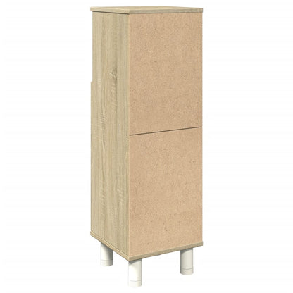 vidaXL Bathroom Cabinet Sonoma Oak 30.5x30x95 cm Engineered Wood