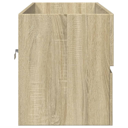 vidaXL Bathroom Sink Cabinet Sonoma Oak 100x38,5x45 cm Engineered Wood