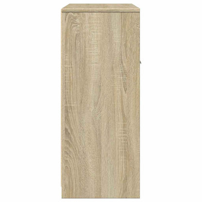 vidaXL Bathroom Cabinet Sonoma Oak 60x33x80 cm Engineered Wood
