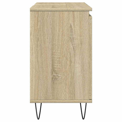 vidaXL Bathroom Cabinet Sonoma Oak 58x33x60 cm Engineered Wood