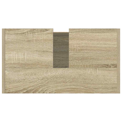 vidaXL Bathroom Cabinet Sonoma Oak 58x33x60 cm Engineered Wood