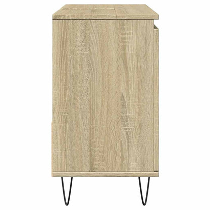 vidaXL Bathroom Cabinet Sonoma Oak 65x33x60 cm Engineered Wood