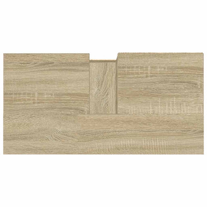 vidaXL Bathroom Cabinet Sonoma Oak 65x33x60 cm Engineered Wood