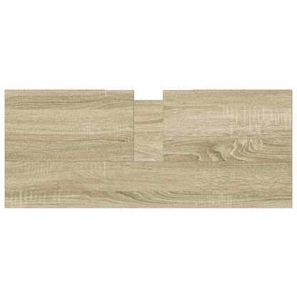 vidaXL Bathroom Cabinet Sonoma Oak 80x33x60 cm Engineered Wood
