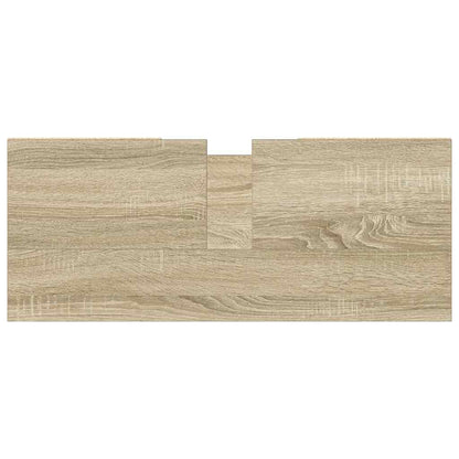 vidaXL Bathroom Cabinet Sonoma Oak 80x33x60 cm Engineered Wood