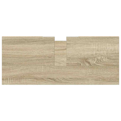 vidaXL Bathroom Cabinet Sonoma Oak 80x33x60 cm Engineered Wood
