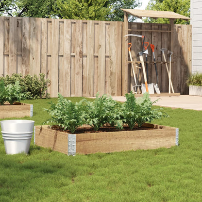 vidaXL Garden Planter 100x50 cm Solid Pine Wood