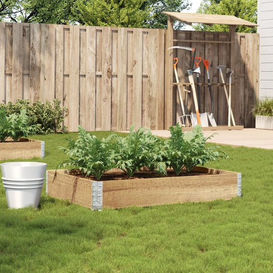 vidaXL Garden Planter 100x50 cm Solid Pine Wood