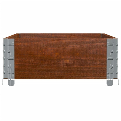 vidaXL Garden Planter Brown 100x50 cm Solid Wood Pine