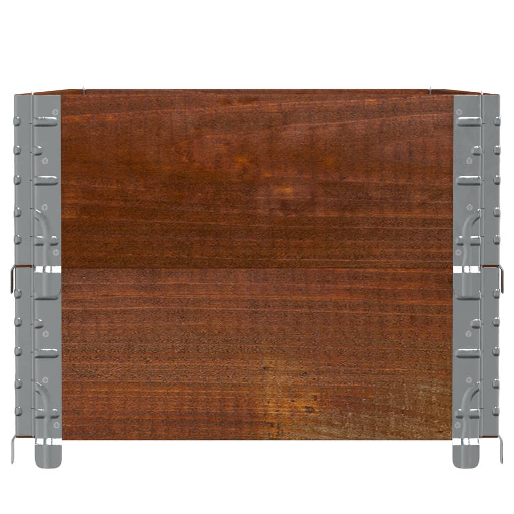 vidaXL Garden Planter Brown 100x50 cm Solid Wood Pine