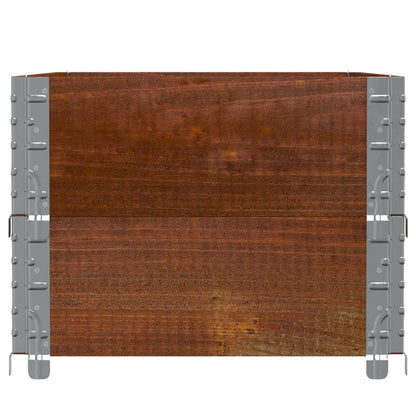 vidaXL Garden Planter Brown 100x50 cm Solid Wood Pine