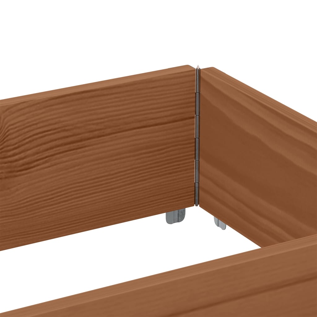 vidaXL Garden Planter Brown 150x50 cm Solid Wood Pine