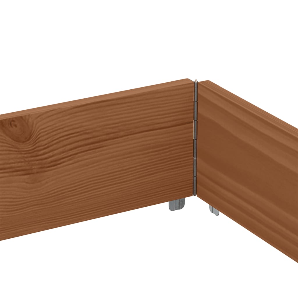 vidaXL Garden Planter Brown 150x100 cm Solid Wood Pine