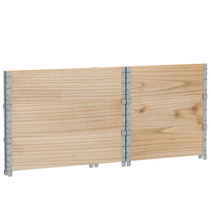 vidaXL Garden Planter 80x60 cm Solid Wood Pine