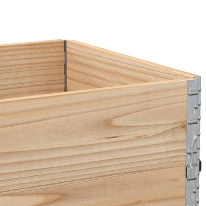 vidaXL Garden Planter 80x60 cm Solid Wood Pine