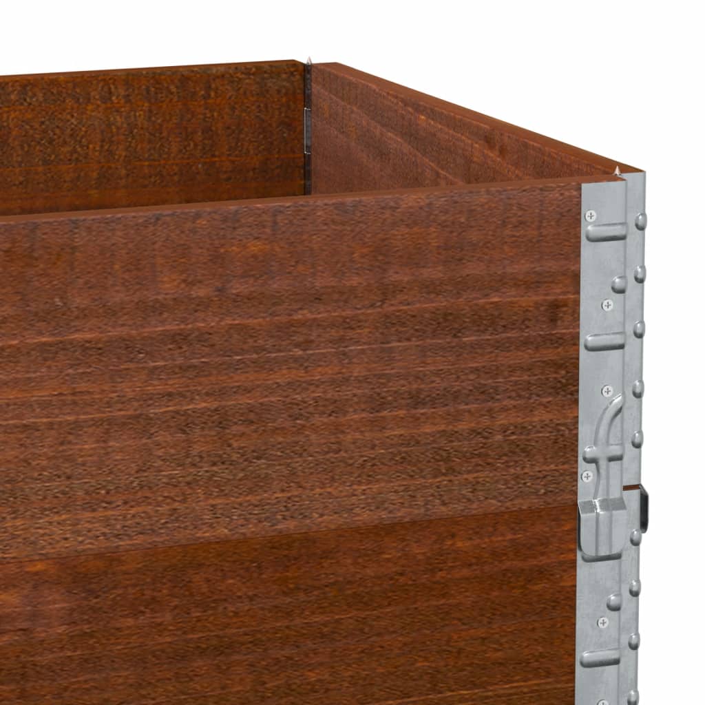 vidaXL Garden Planter Brown 100x50 cm Solid Wood Pine