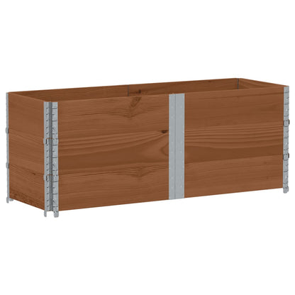 vidaXL Garden Planter Brown 150x50 cm Solid Wood Pine