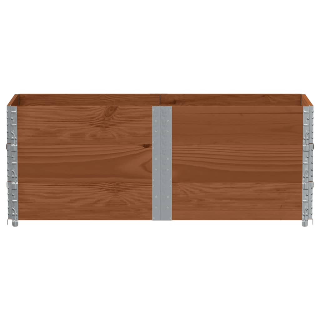 vidaXL Garden Planter Brown 150x50 cm Solid Wood Pine
