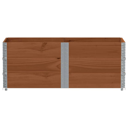 vidaXL Garden Planter Brown 150x50 cm Solid Wood Pine