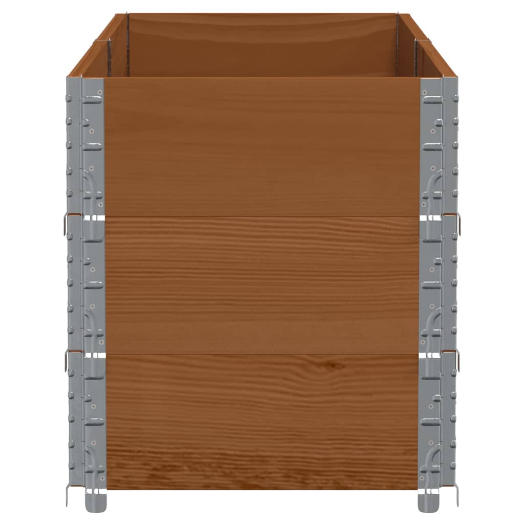 vidaXL Garden Planter Brown 150x50 cm Solid Wood Pine