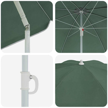 vidaXL Garden Parasol 170T Polyester Green