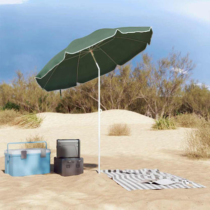 vidaXL Garden Parasol 170T Polyester Green
