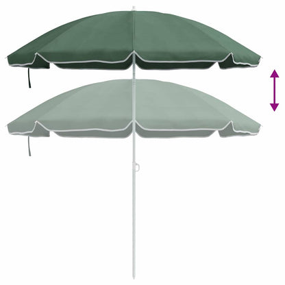 vidaXL Garden Parasol 170T Polyester Green