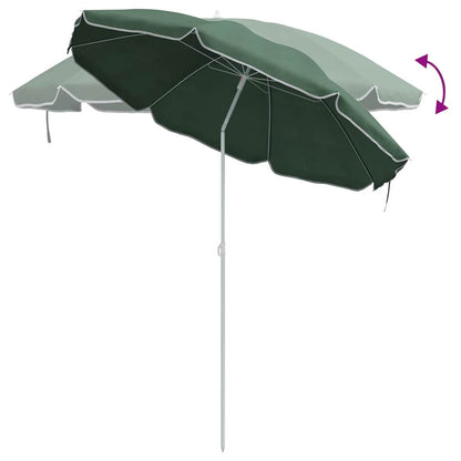 vidaXL Garden Parasol 170T Polyester Green