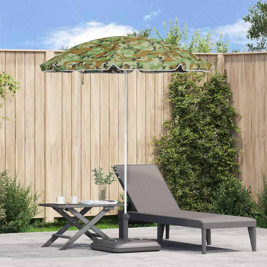 vidaXL Garden Parasol 240 cm 170T Polyester Camouflage