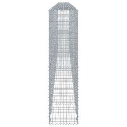 vidaXL Gabion Basket with Cover 900x50x200 cm Galvanised Iron