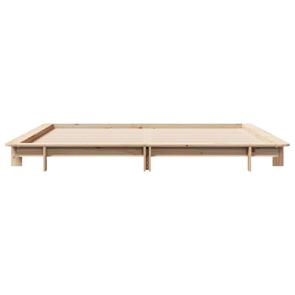 vidaXL Bed Frame without Mattress 160x200 cm Solid Wood Pine