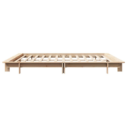 vidaXL Bed Frame without Mattress 160x200 cm Solid Wood Pine