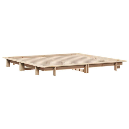 vidaXL Bed Frame without Mattress 160x200 cm Solid Wood Pine