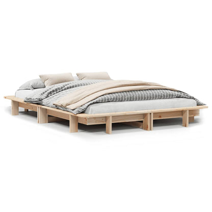 vidaXL Bed Frame without Mattress 120x200 cm Solid Wood Pine