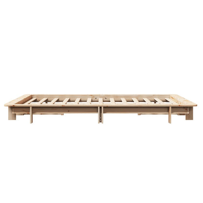vidaXL Bed Frame without Mattress 120x200 cm Solid Wood Pine