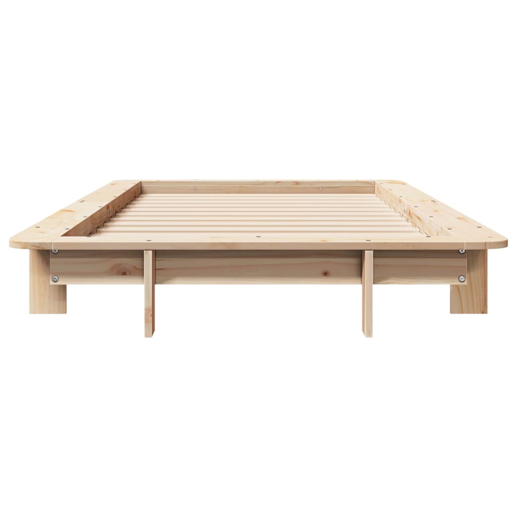 vidaXL Bed Frame without Mattress 100x200 cm Solid Wood Pine