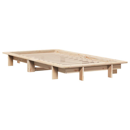 vidaXL Bed Frame without Mattress 90x200 cm Solid Wood Pine