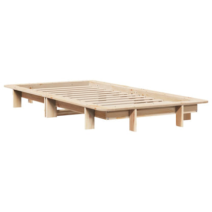 vidaXL Bed Frame without Mattress 90x200 cm Solid Wood Pine
