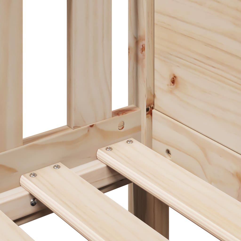 vidaXL Kids' House Bed Frame without Mattress 80x200 cm Pine