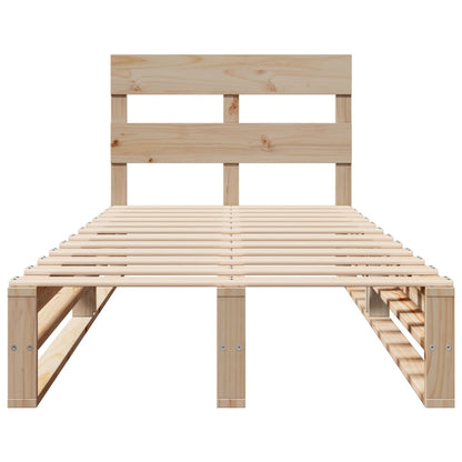 vidaXL Bed Frame without Mattress 90x200 cm Solid Wood Pine