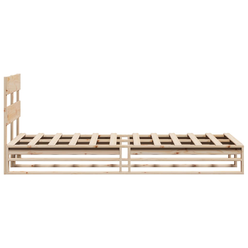 vidaXL Bed Frame without Mattress 90x200 cm Solid Wood Pine