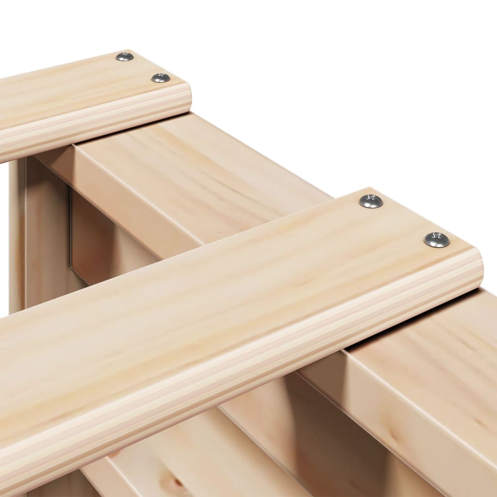 vidaXL Bed Frame without Mattress 90x200 cm Solid Wood Pine