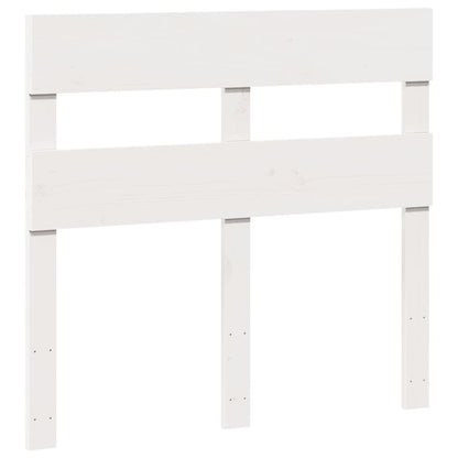 vidaXL Bed Frame without Mattress White 90x200 cm Solid Wood Pine