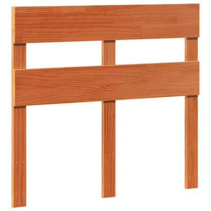 vidaXL Bed Frame without Mattress Wax Brown 90x200 cm Solid Wood Pine