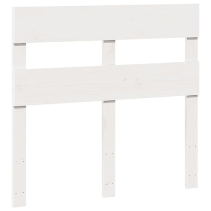 vidaXL Bed Frame without Mattress White 100x200 cm Solid Wood Pine