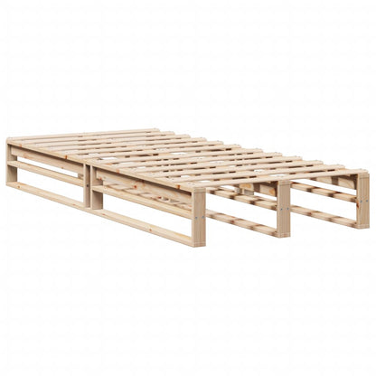 vidaXL Bed Frame without Mattress 90x190 cm Single Solid Wood Pine