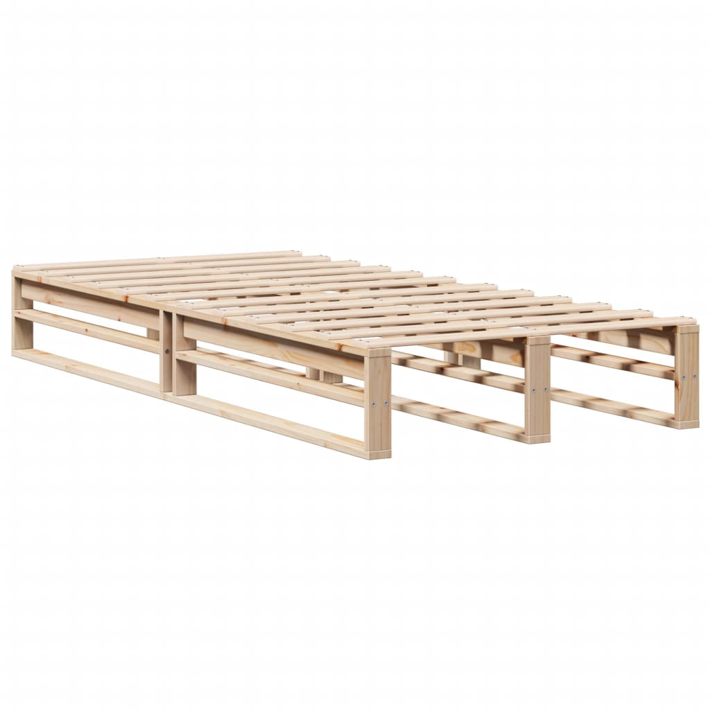 vidaXL Bed Frame without Mattress 90x200 cm Solid Wood Pine