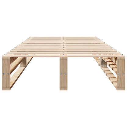 vidaXL Bed Frame without Mattress 90x200 cm Solid Wood Pine