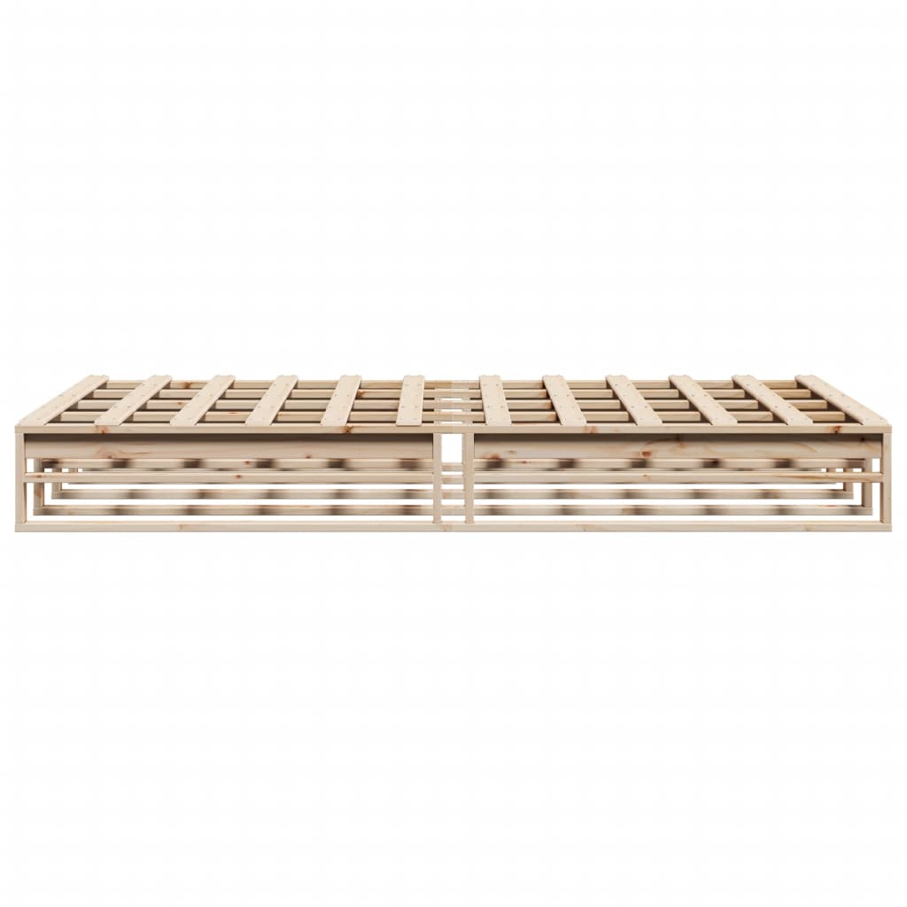 vidaXL Bed Frame without Mattress 140x200 cm Solid Wood Pine